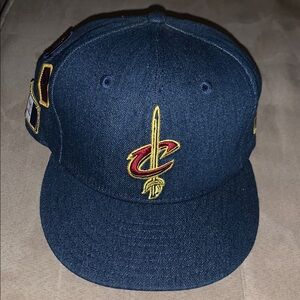 New Era Blue and Yellow Logo Cap